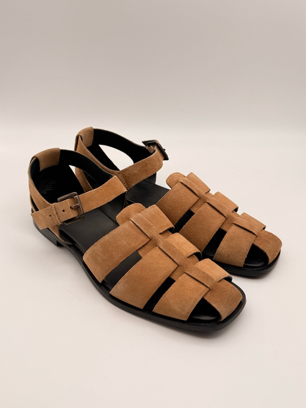 SEYCHELLES Tan Suede Leather Fisherman Sandals Wonen’s Size 11